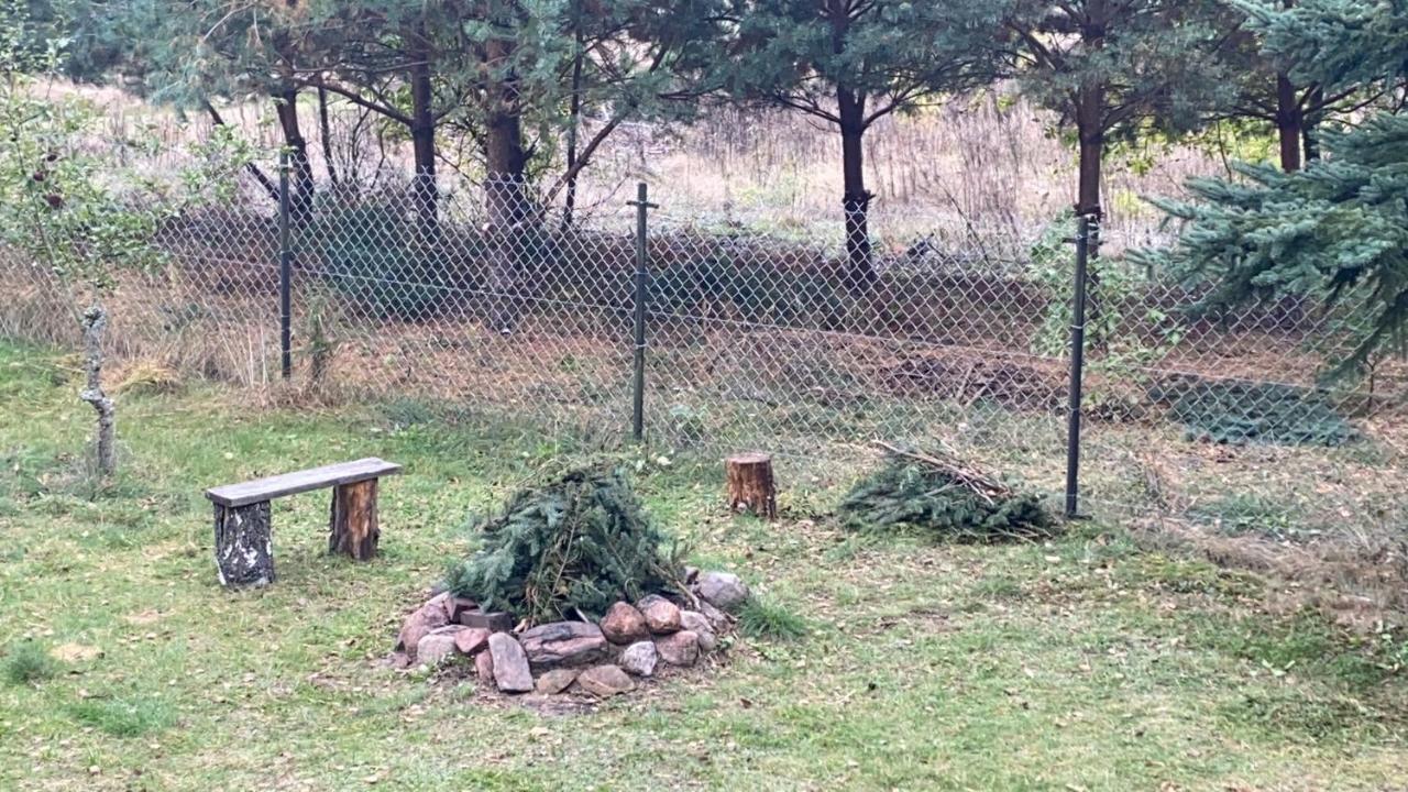 Dom Pod Sosnami Villa Rzewnie Buitenkant foto